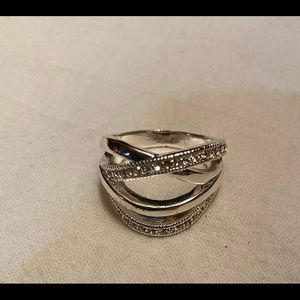 Silver ring size 8